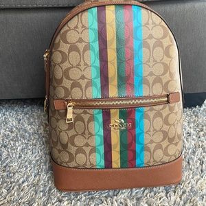 Authentic coach book bag purse and matching wallet